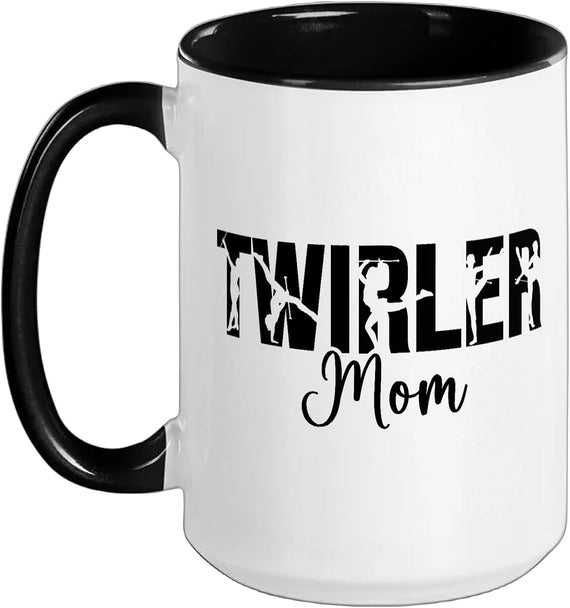 Baton Twirl Mom Baton Twirling Mom Baton Twirl Mama Ceramic Mug