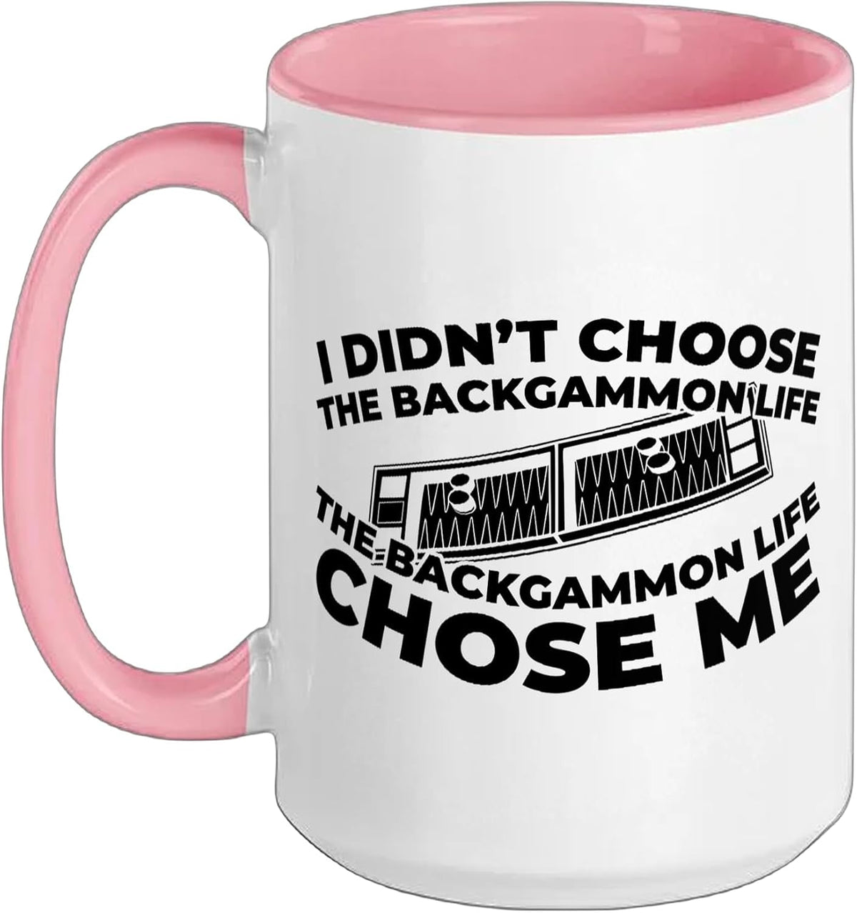 Strategy Dice - Board Game Backgammon Ceramic Mug