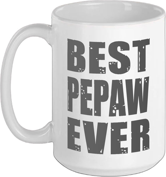 Best Pepaw Ever Funny Grandpa Fathers Day Vintage Design Ceramic Mug