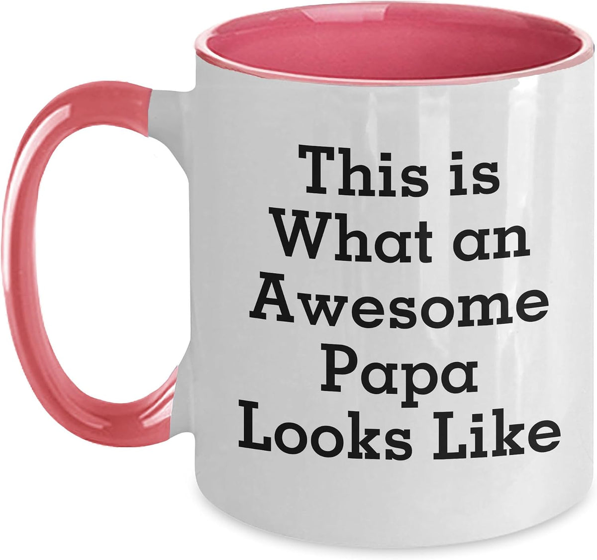 Funny Papa Gifts: This Is What An Awesome Papa Looks Like Ceramic Mug