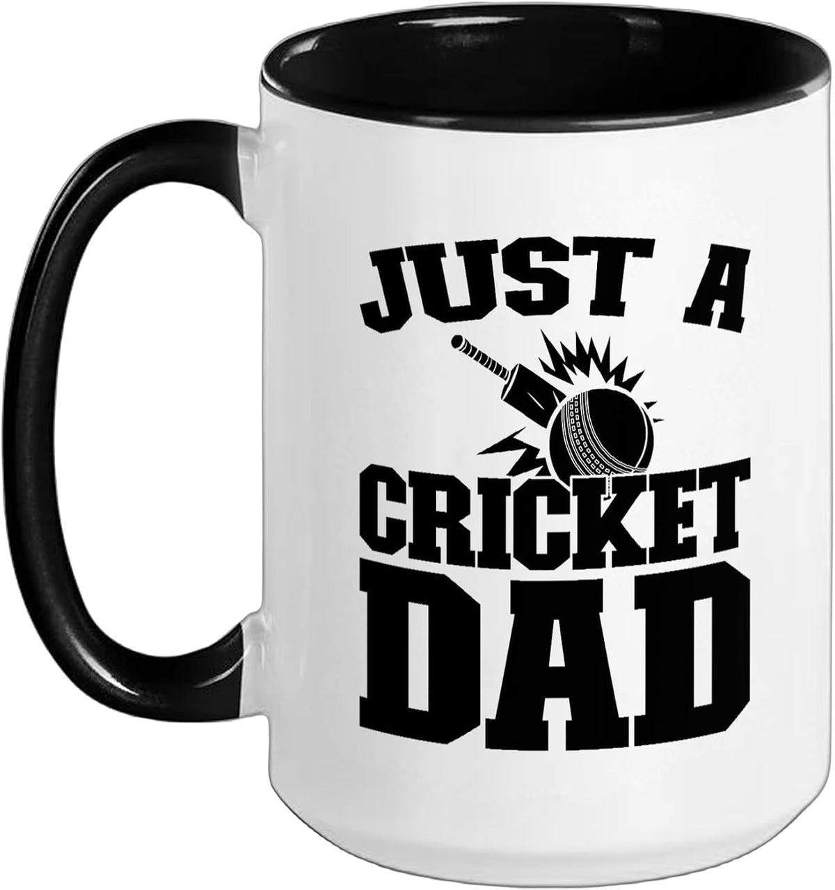 Cricketer Cricketing Bowler - Umpire Just A Cricket Dad Ceramic Mug