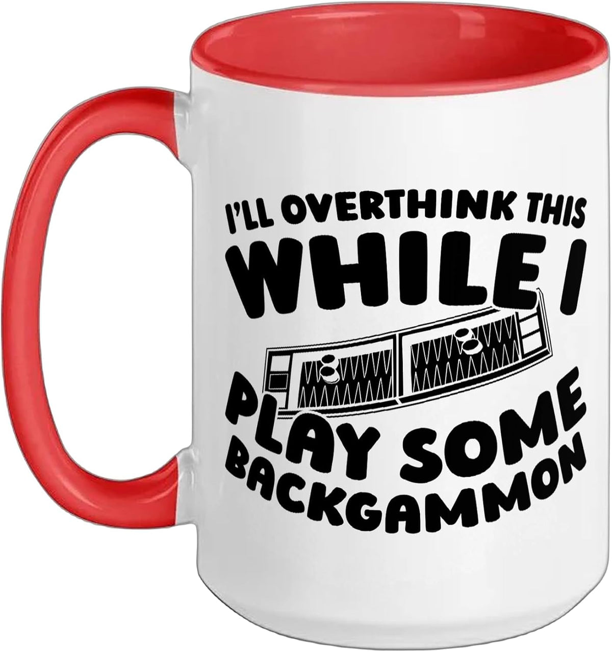 Dice Strategy Board Game - Backgammon Ceramic Mug