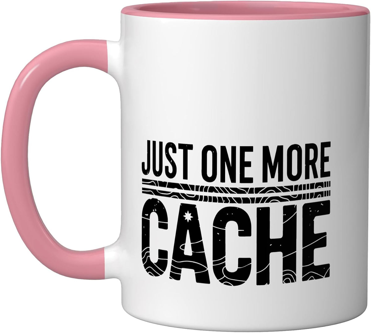 Geocacher Just One More Cache Promise Outdoor Hobby Ceramic Mug