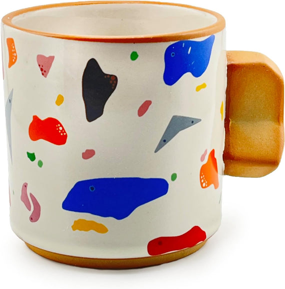 Climbing Mug With Real Rock Climbing Handle, Fun Gift For Ceramic Mug