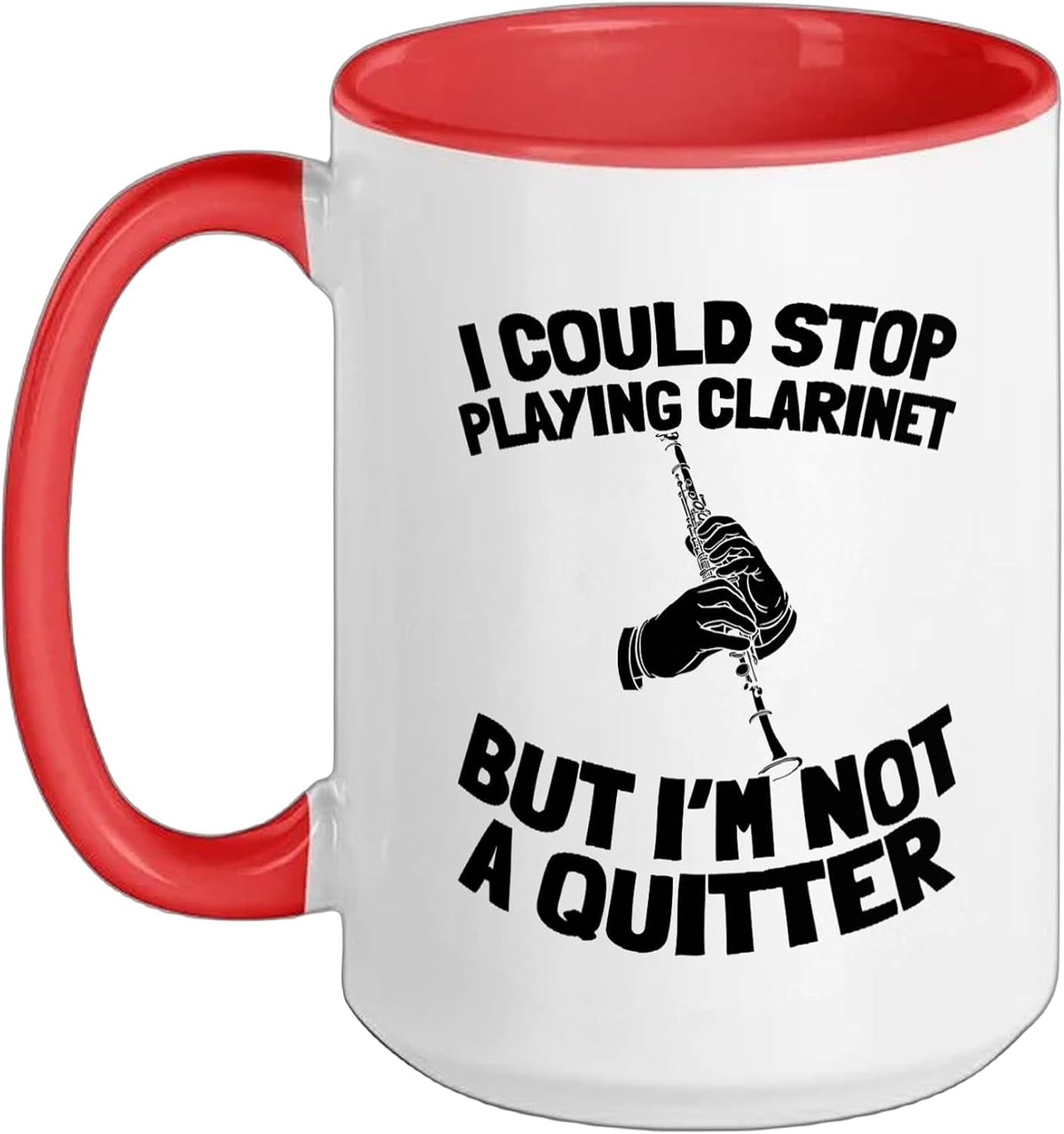 Clarinet Instrument Woodwind - Clarinetist Ceramic Mug
