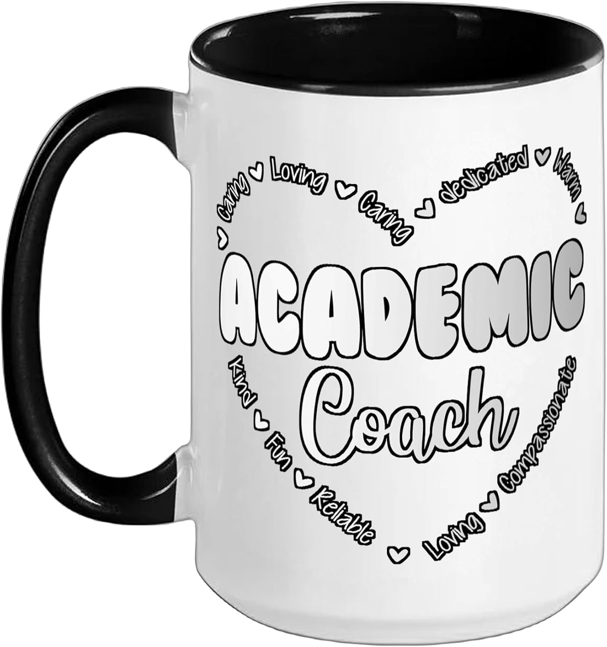 Academic Coach Heart Words Of Kindness Ceramic Mug
