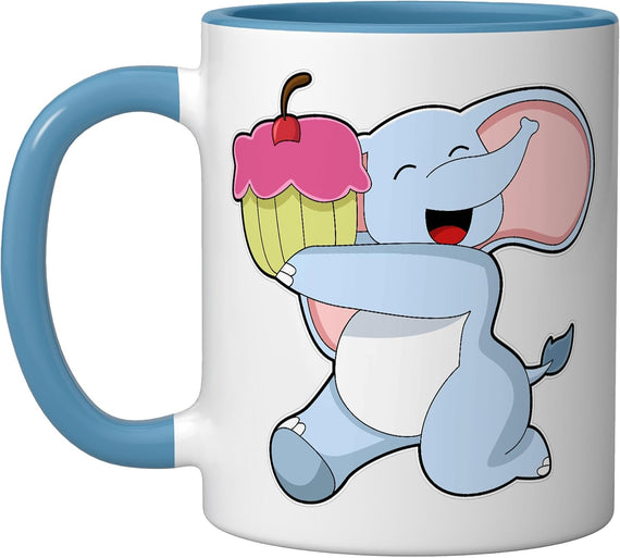 Elephant Cake Ceramic Mug
