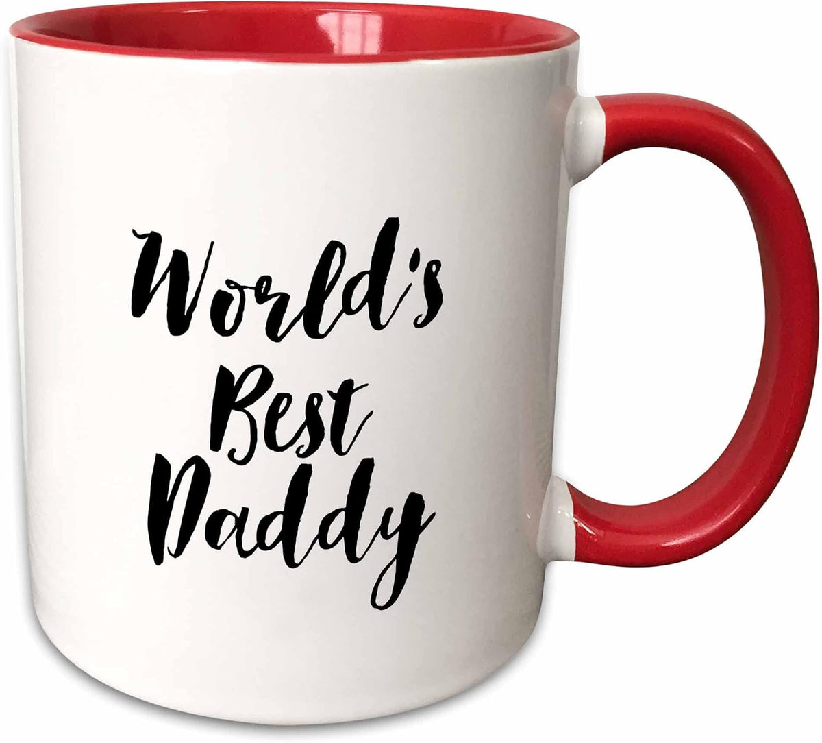 Worlds Best Daddy Script Ceramic Mug