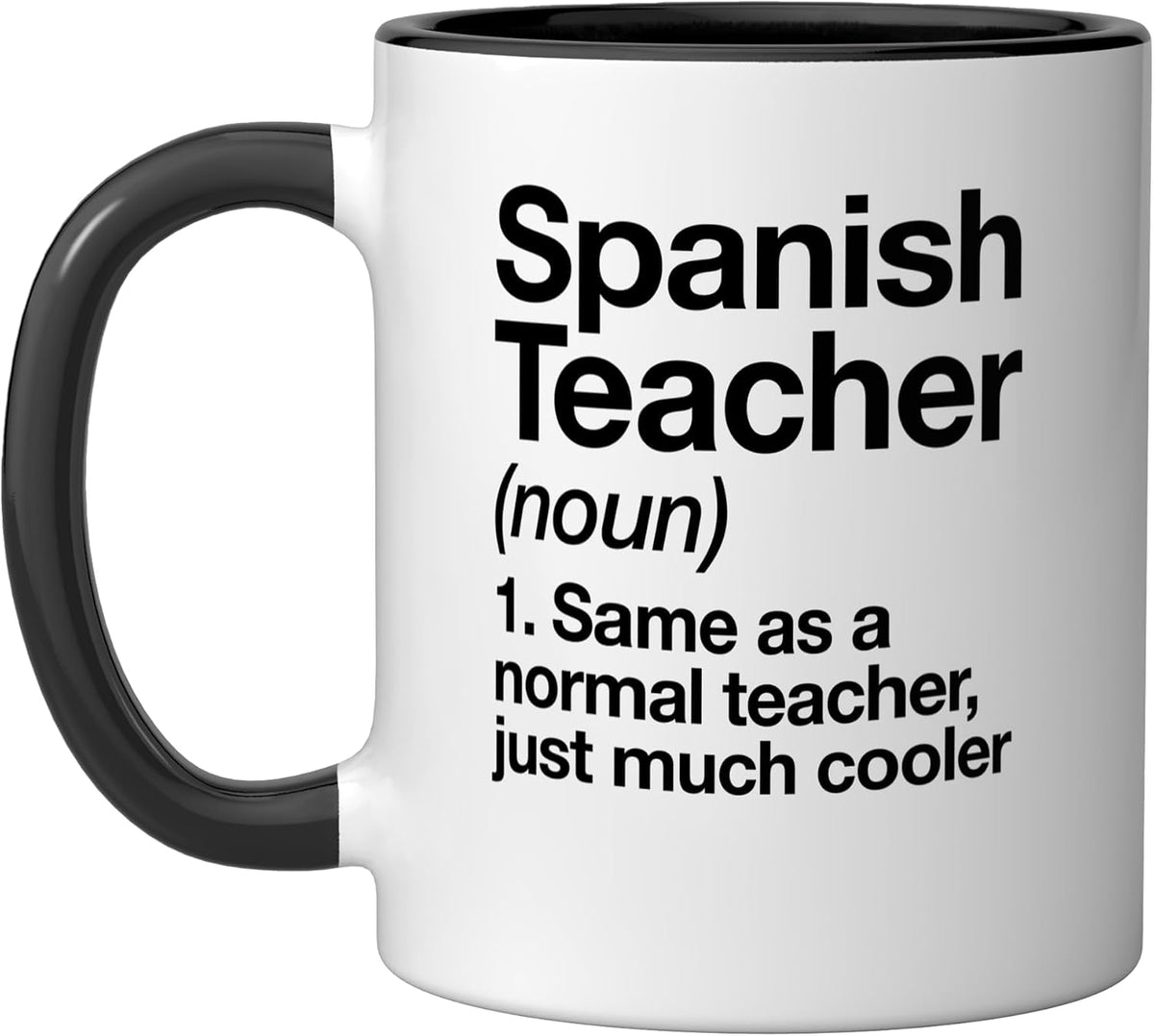 Spanish Teacher Definition Funny School Ceramic Mug