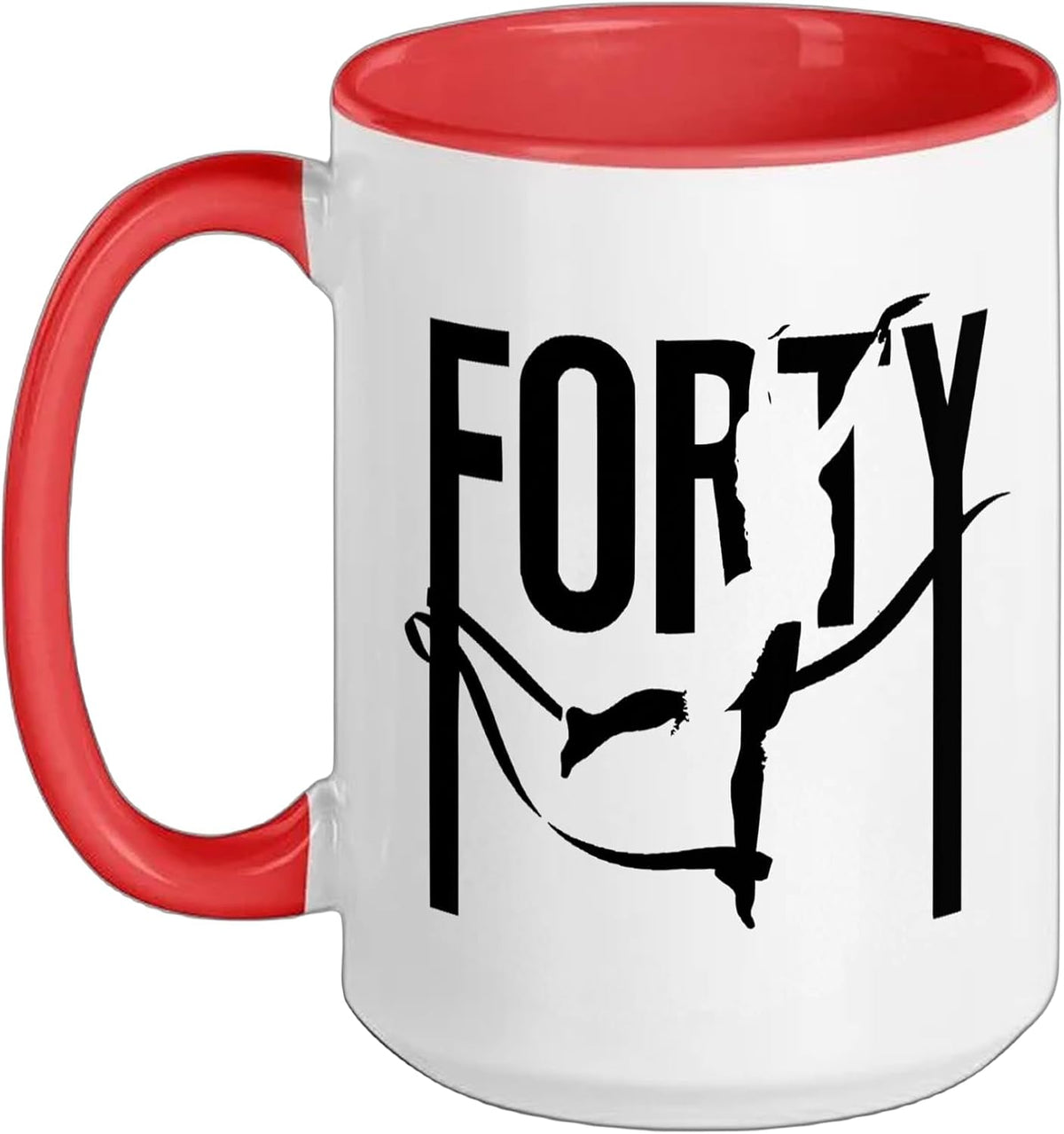 Forty Gymnast 40th Birthday Gymnastics Ceramic Mug