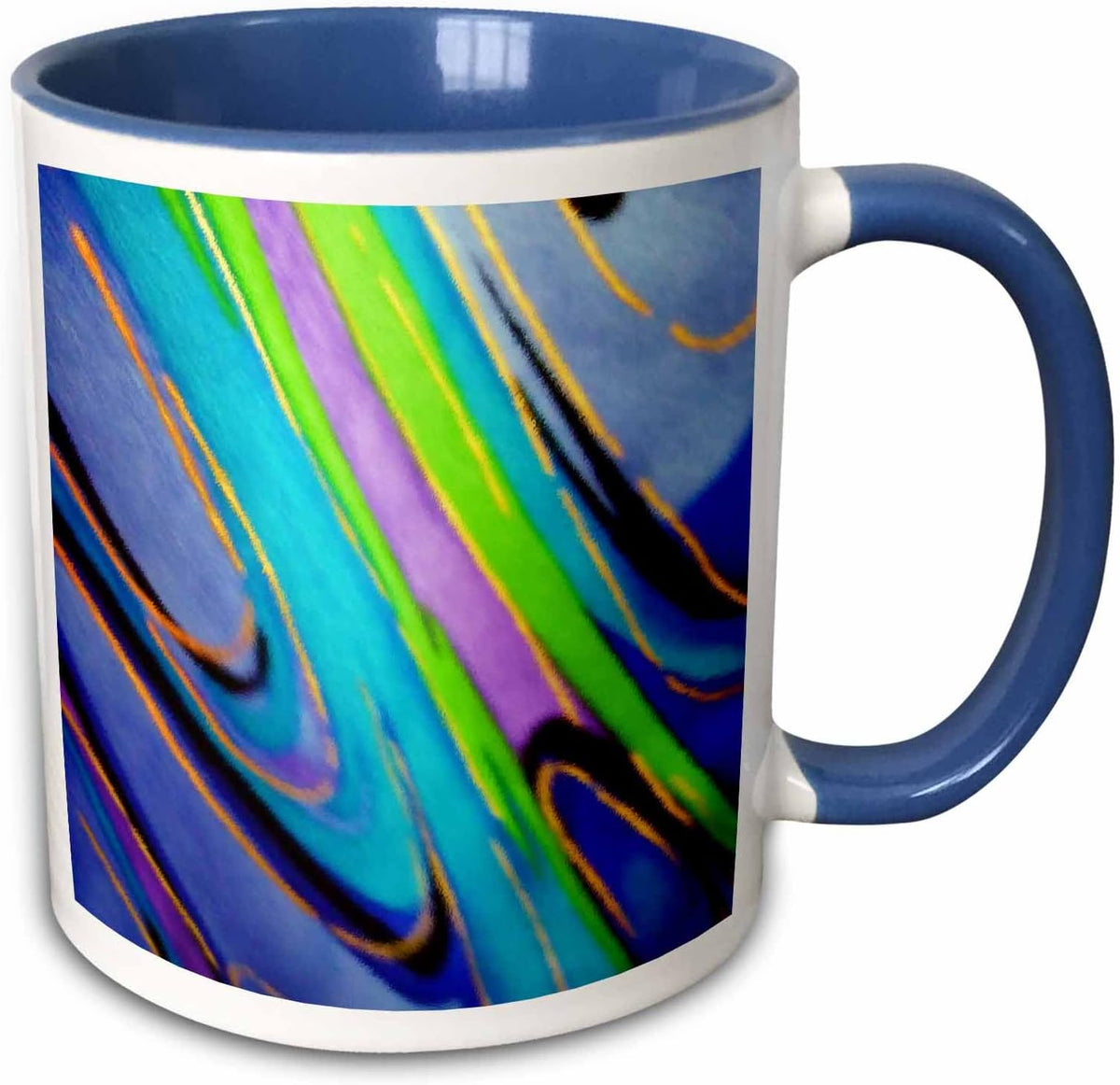 Metallic Slide Ceramic Mug