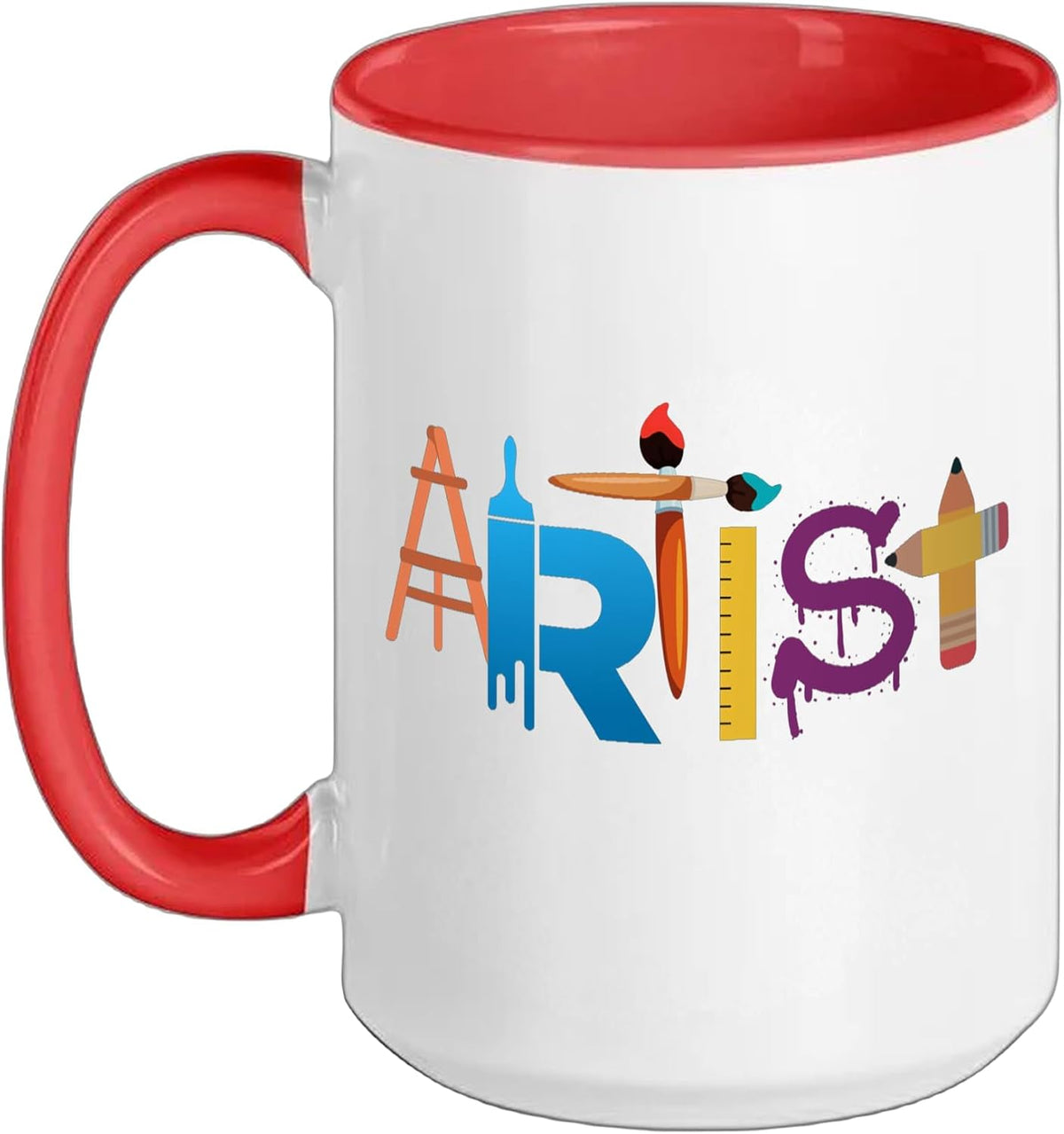 Artist Design Color Painting Drawing Tools Creative Ceramic Mug
