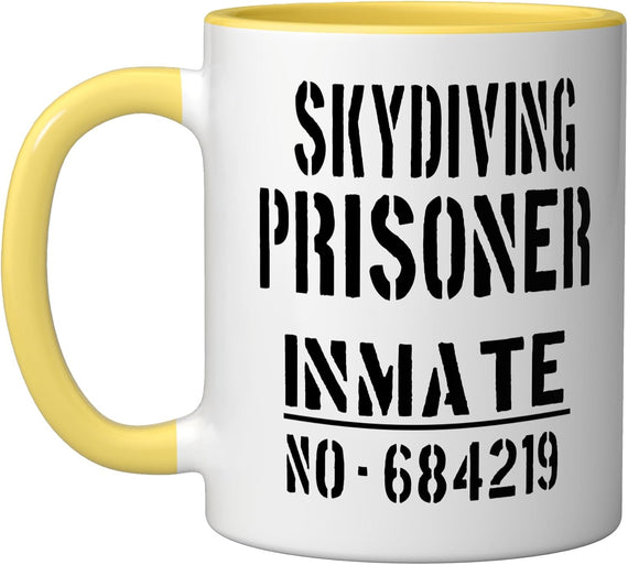 Skydiving Skydivers Prisoner Lazy Halloween Costume Ceramic Mug