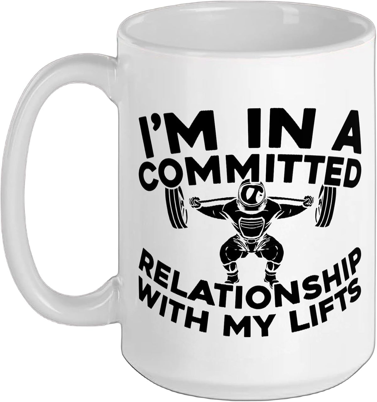 Weightlifter Weights Bar Lifting - Weightlifting Ceramic Mug