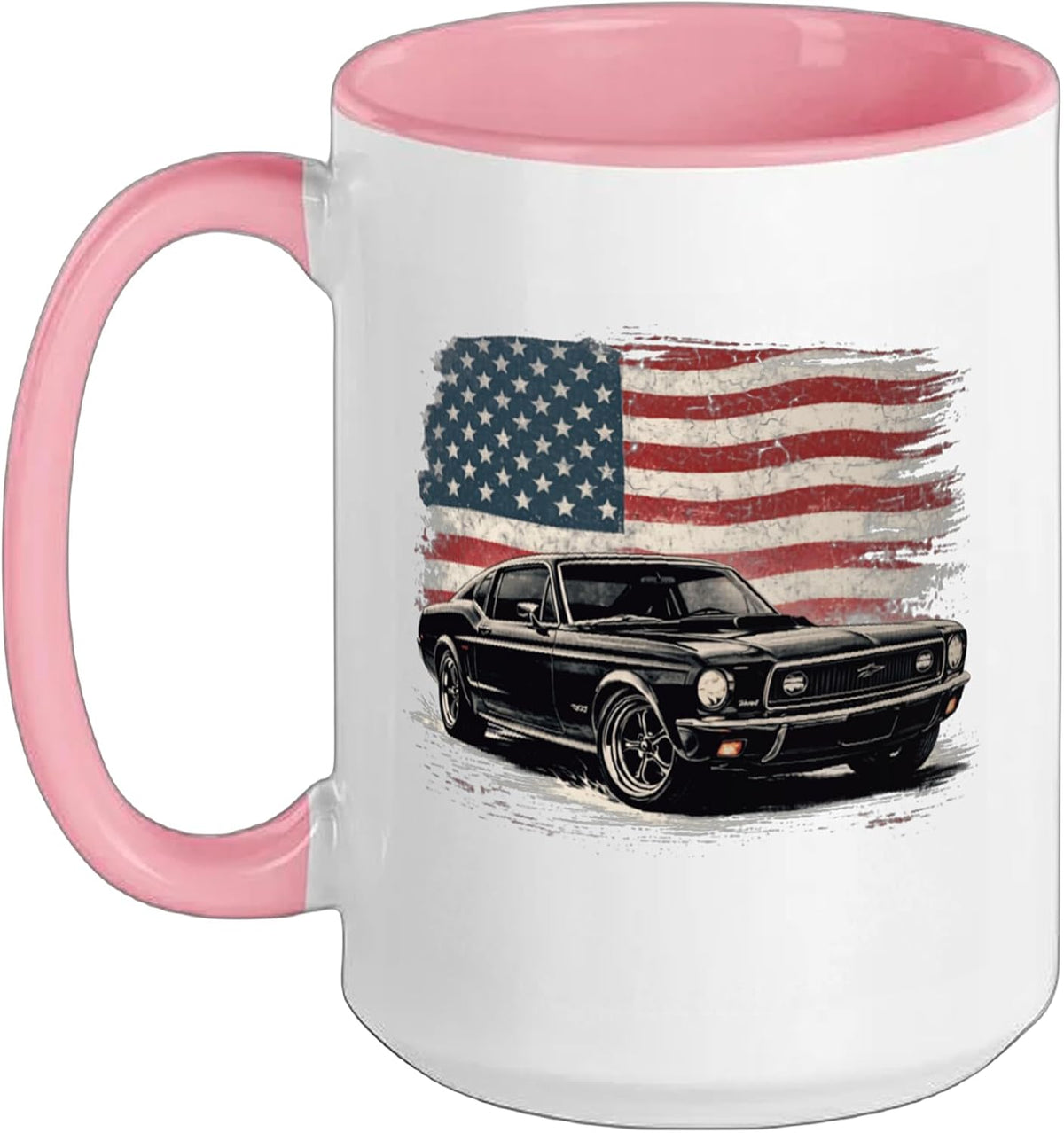 Vintage American Muscle Car Classic Performance Coupe Ceramic Mug