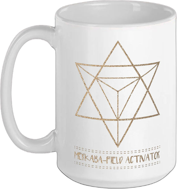 Merkaba Sacred Geometry Witchcraft Ceramic Mug