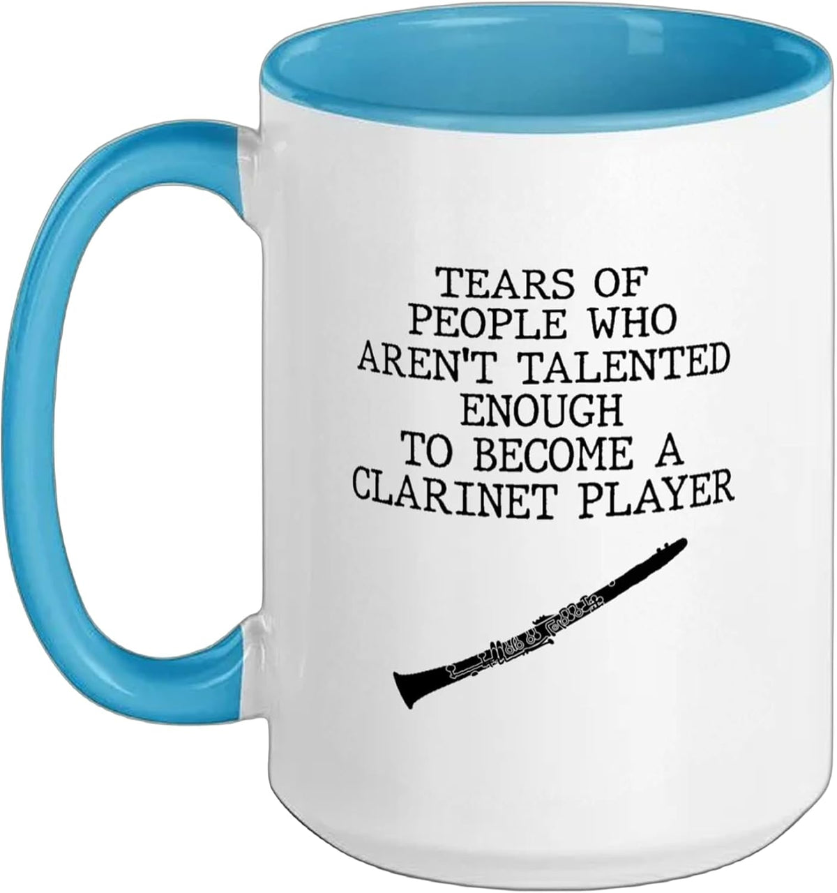 Clarinet Player Tears Of People Talent Music Clarinet Ceramic Mug