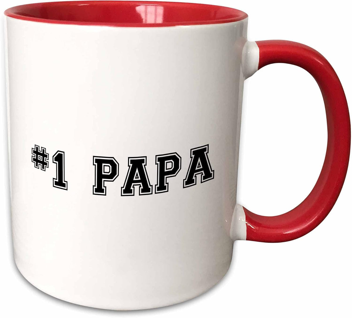 #1 Papa - Number One Papa - For Great And Best Dads - Ceramic Mug