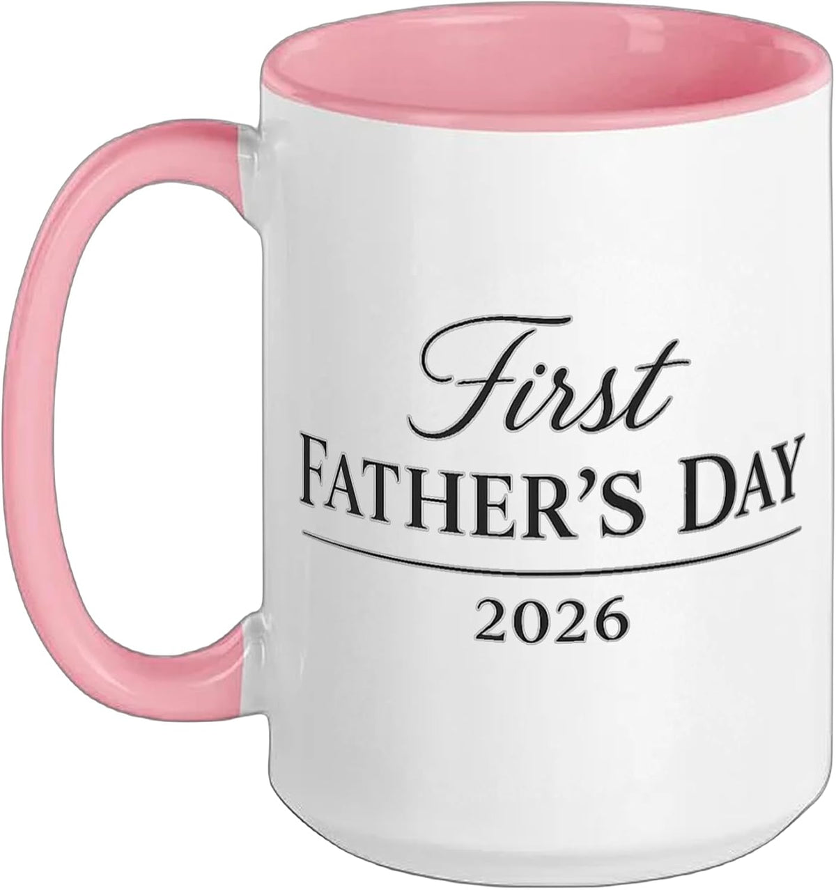 First Father's Day 2026 New Dad Celebration Ceramic Mug