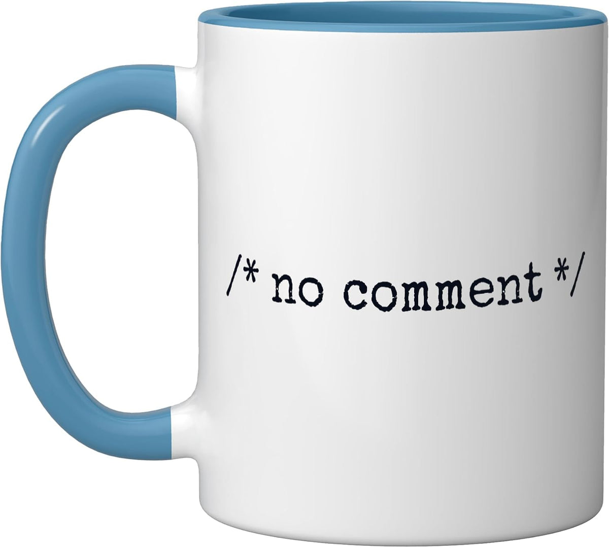 No Comment Coder Engineer Full Stack Software Developer Ceramic Mug