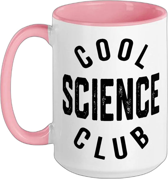 Cool Science Club Retro Vintage Graphic Ceramic Mug