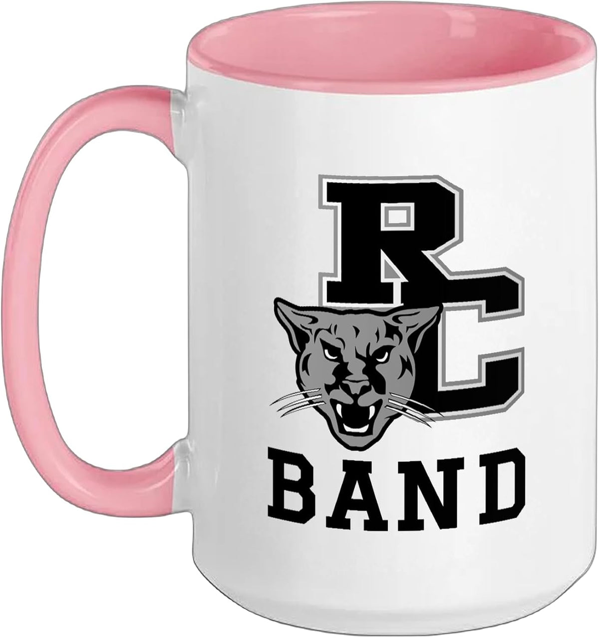 Rockingham County High School Logo Band Ceramic Mug