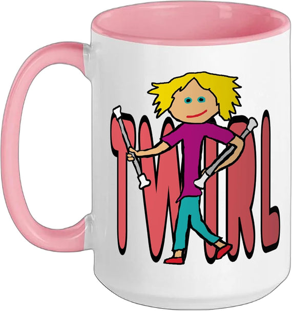 Baton Twirling Halloween Ceramic Mug
