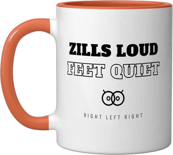 Belly Dance - Zills Loud Feet Quiet - Belly Dancer Ceramic Mug