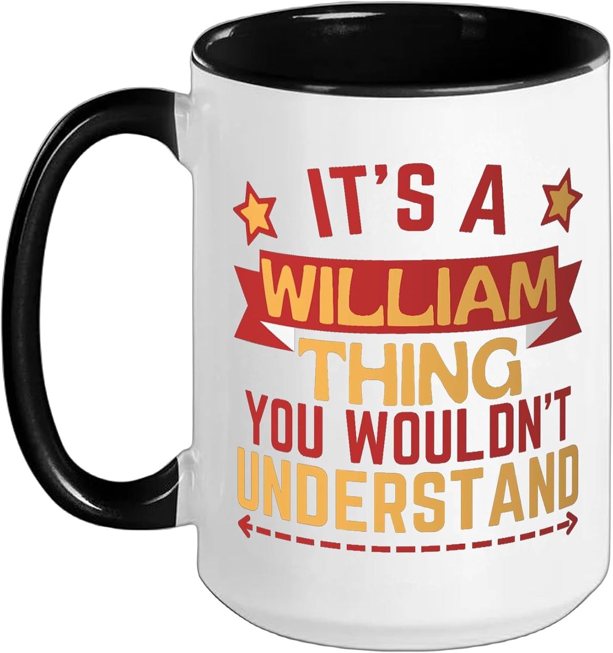 William Name Funny Gift For William Christmas Ceramic Mug