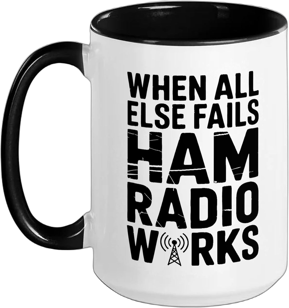 Amateurradio Antenna Frequency Ham Radio Operator Ceramic Mug