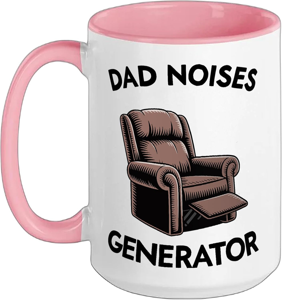 Dad Noises Generator Armchair Dad Joke Father Funny Men Ceramic Mug