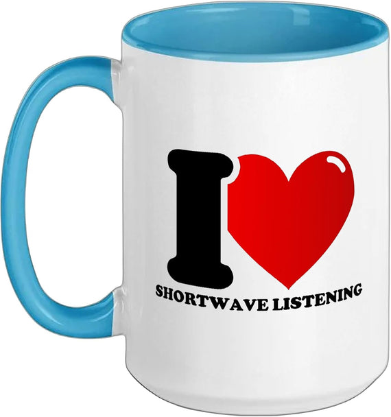 I Love Shortwave Listening Ceramic Mug