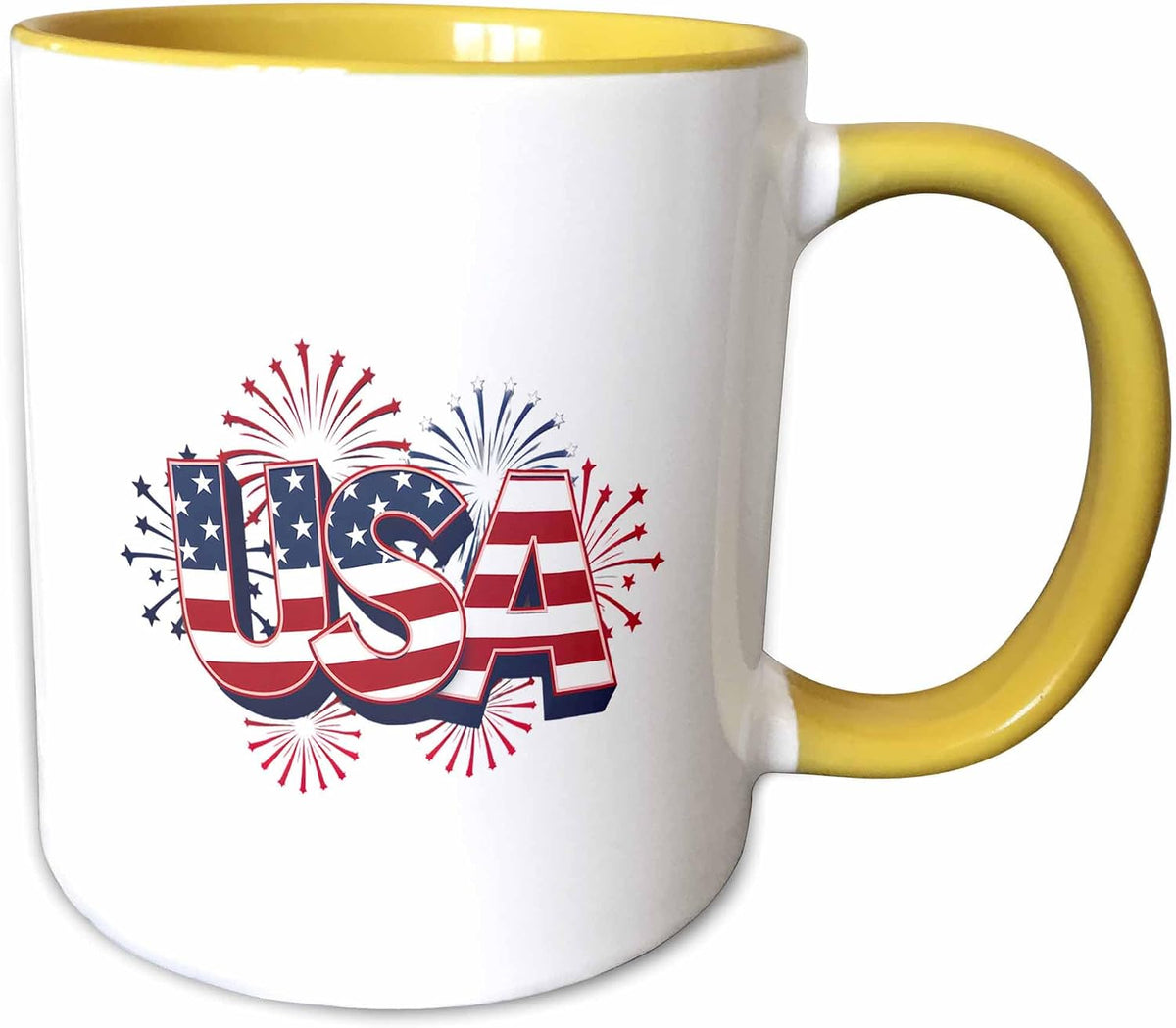 Usa Fireworks Patriotic Memorial Day Ceramic Mug