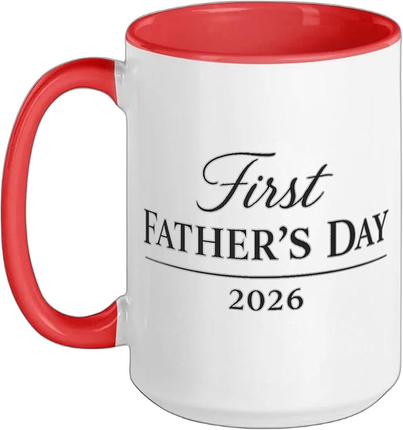 Promoted To Dad 2026 First Time Father New Dad Ceramic Mug