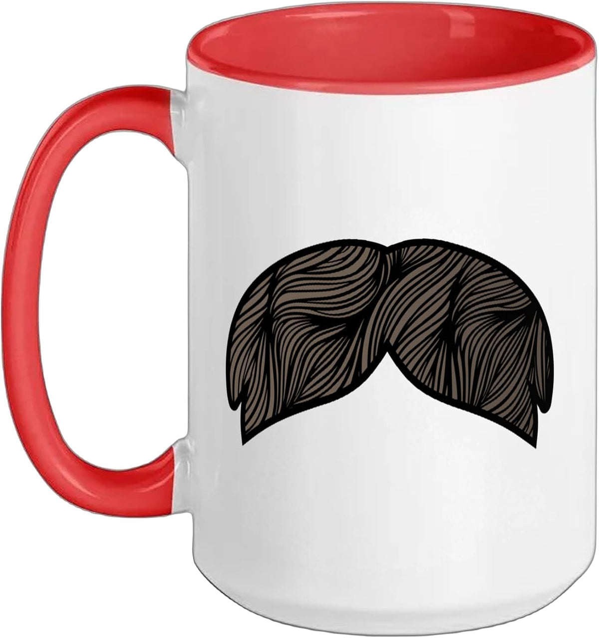 Bearded Beard Moustache Halloween Mardi Gras Carnival Ceramic Mug