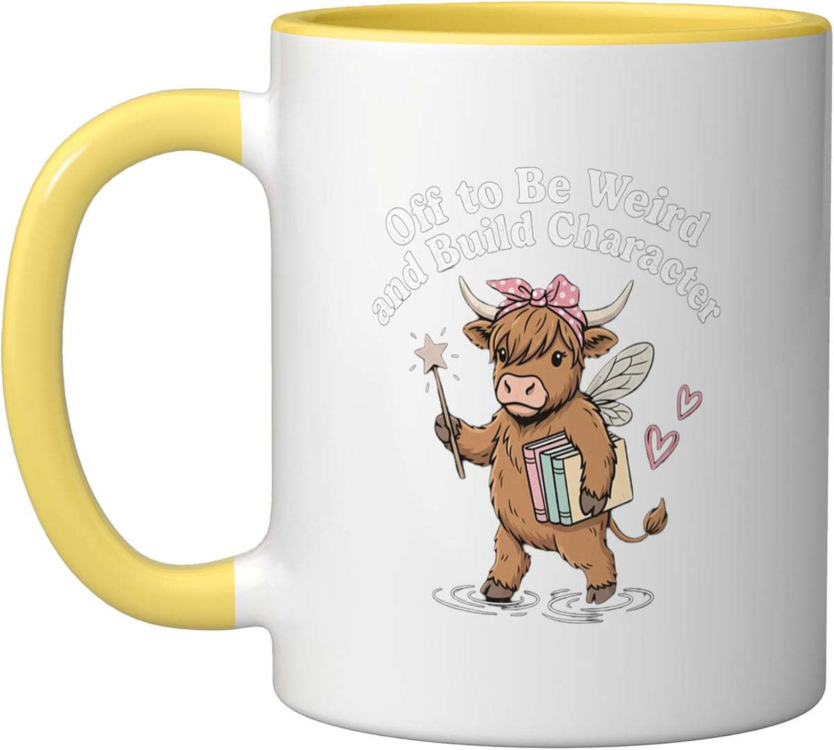 Off To Be Weird And Build Character Ceramic Mug