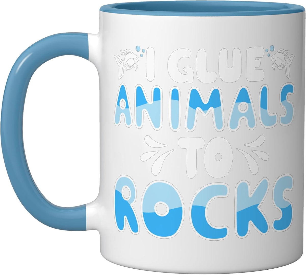 Fish Tank I Glue Animals To Rocks Aquascaper Ceramic Mug