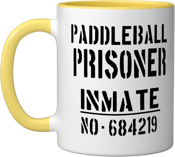 Paddleball Prisoner Inmate No. 684219 Funny Costume Ceramic Mug