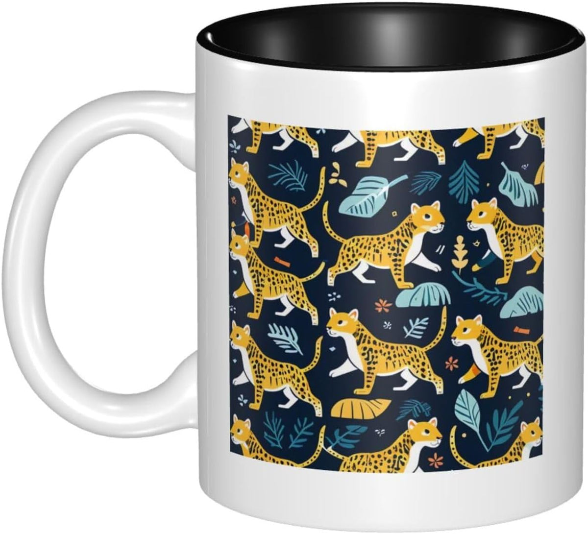 Dashing Cheetah Print, & Tea Lovers, 9 Colors Ceramic Mug