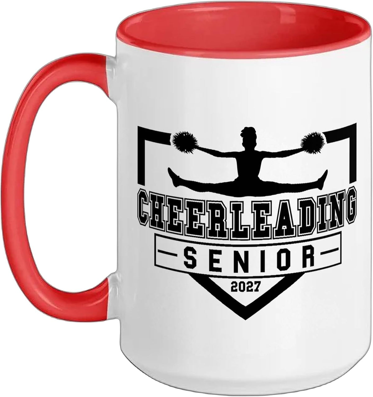 Cheerleading Senior Night Cheer Senior 2027 Graduation 57 Ceramic Mug