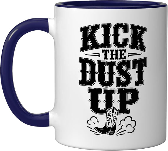 Line Dancer Kicks Country Western Dance Ceramic Mug