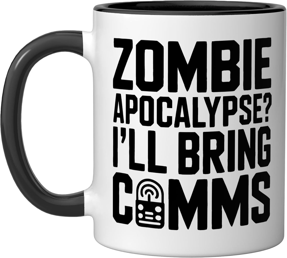 Ham Radio Handheld Apocalypse Amateur Radio Ceramic Mug