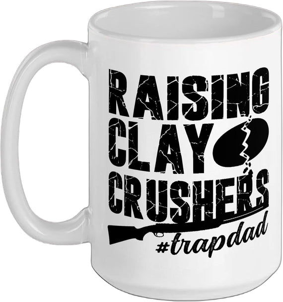 Trap Dad Proud Trap Shooting Dad Trap Shooting Father Ceramic Mug