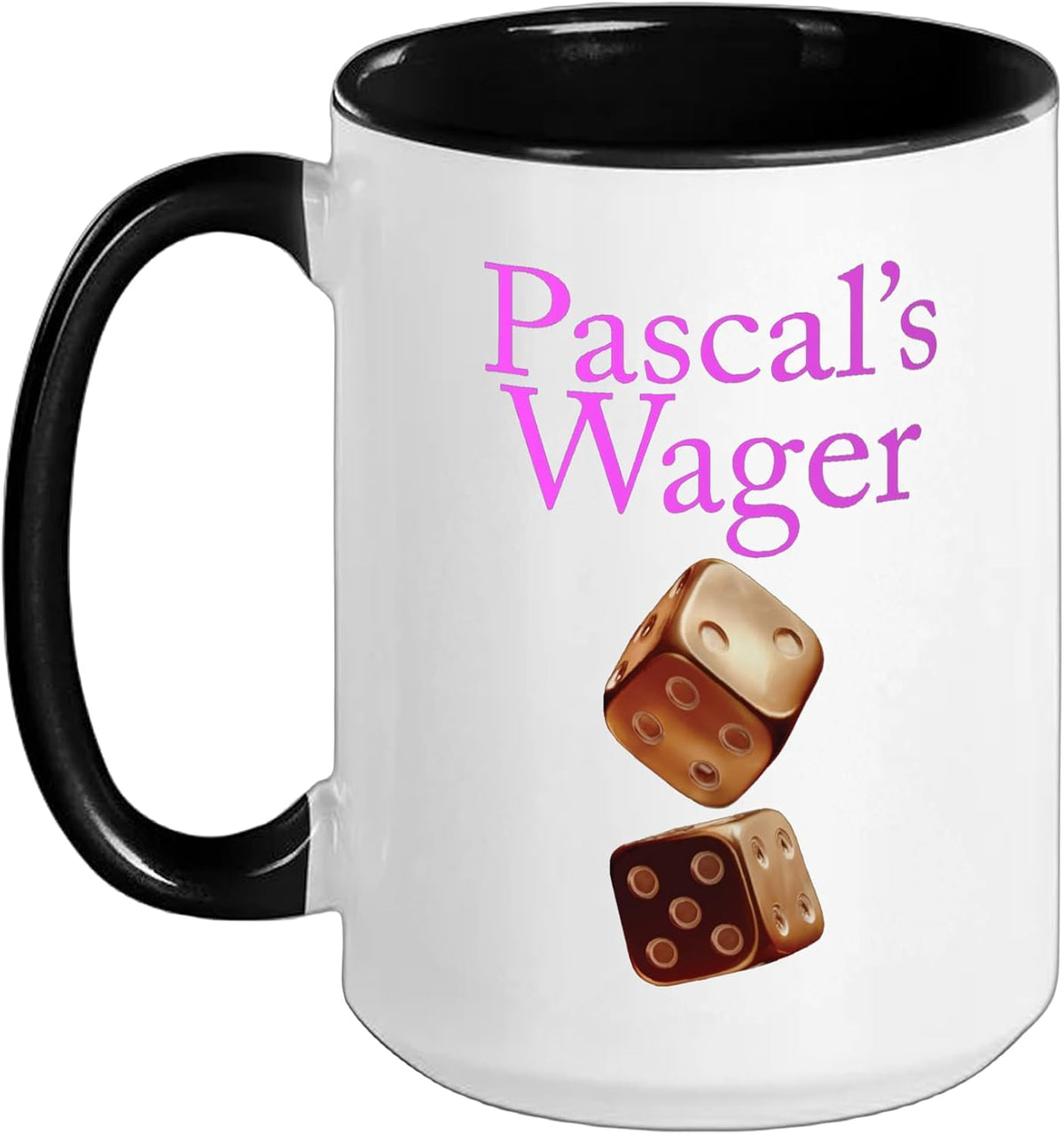 Pascals Wager Philosophy Logic Faith Rational Thought God Ceramic Mug