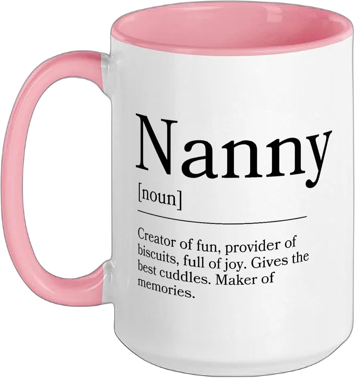 Loving & Kind Nanny, Grandmother Gift, Nanny Appreciation Ceramic Mug