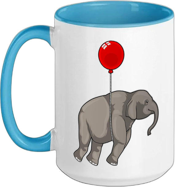 Elephant Balloon Ceramic Mug