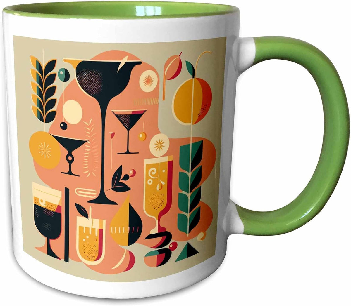 Cocktails Bask In Elegance Of Mid-Century Ceramic Mug