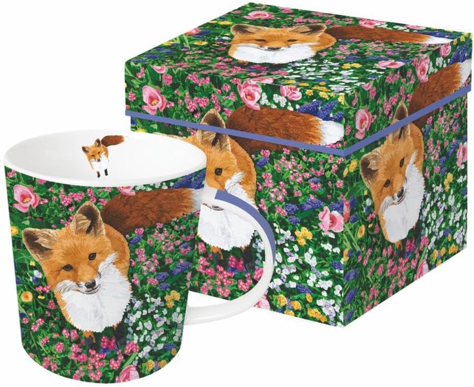 Paperproducts Design Garden Fox Gift-Boxed Ceramic Mug