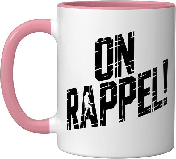 Rappel Off Canyoneering Shout Canyon Echo Humor Yell Ceramic Mug