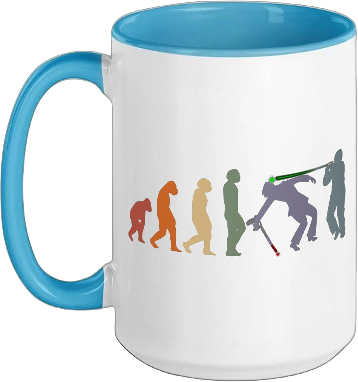 Laser-Tag Game Birthday Gift Gamer Retro Evolution Ceramic Mug